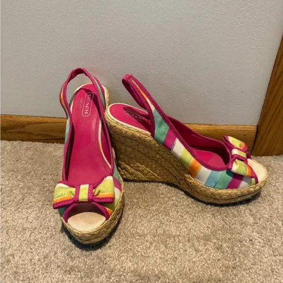 Coach Wedges - Picture 1 of 2